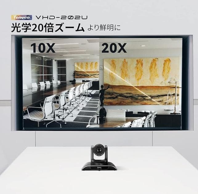 訳アリ新品 Tenveo VHD202U PTZカメラ 20倍ズーム FHD