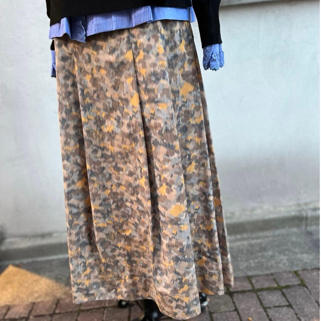 サイChine a la branche Maxi Length Skirt
