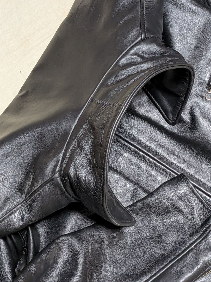 Schott 643 美品 38　USA トラッカー　ライダース　内ボア付