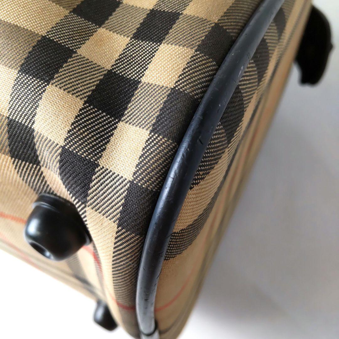 BURBERRY バーバリー ミニボストンバッグ ノバチェック シャドーホース
