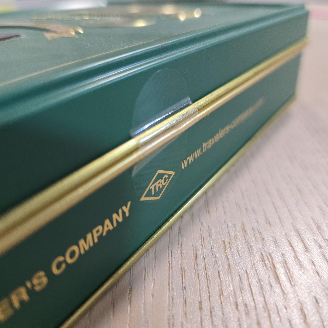 トラベラーズノート 10周年記念缶 緑