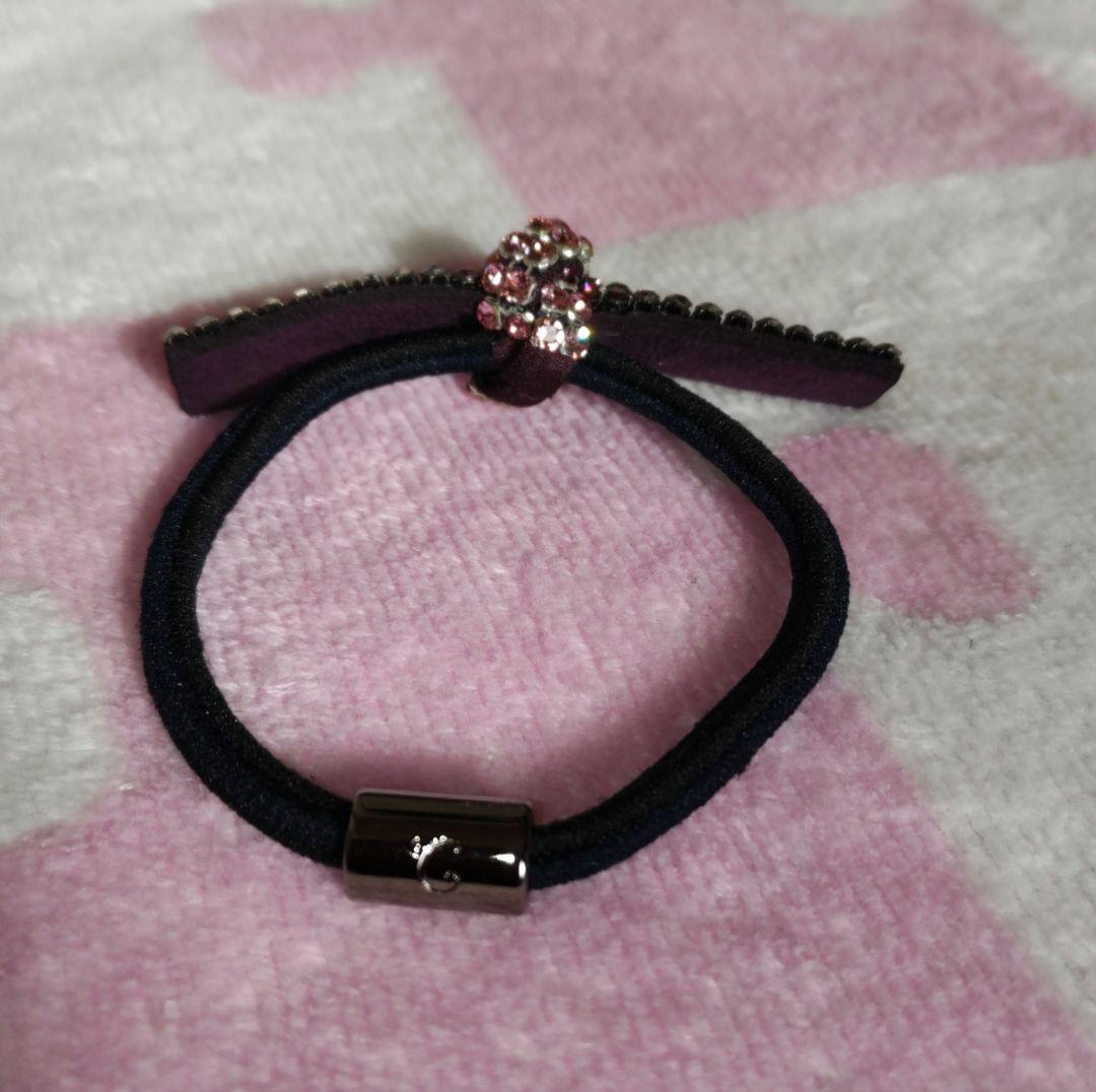 最終価格❗コンプレックスビズ⭐パープルミックスりぼんゴム超美品