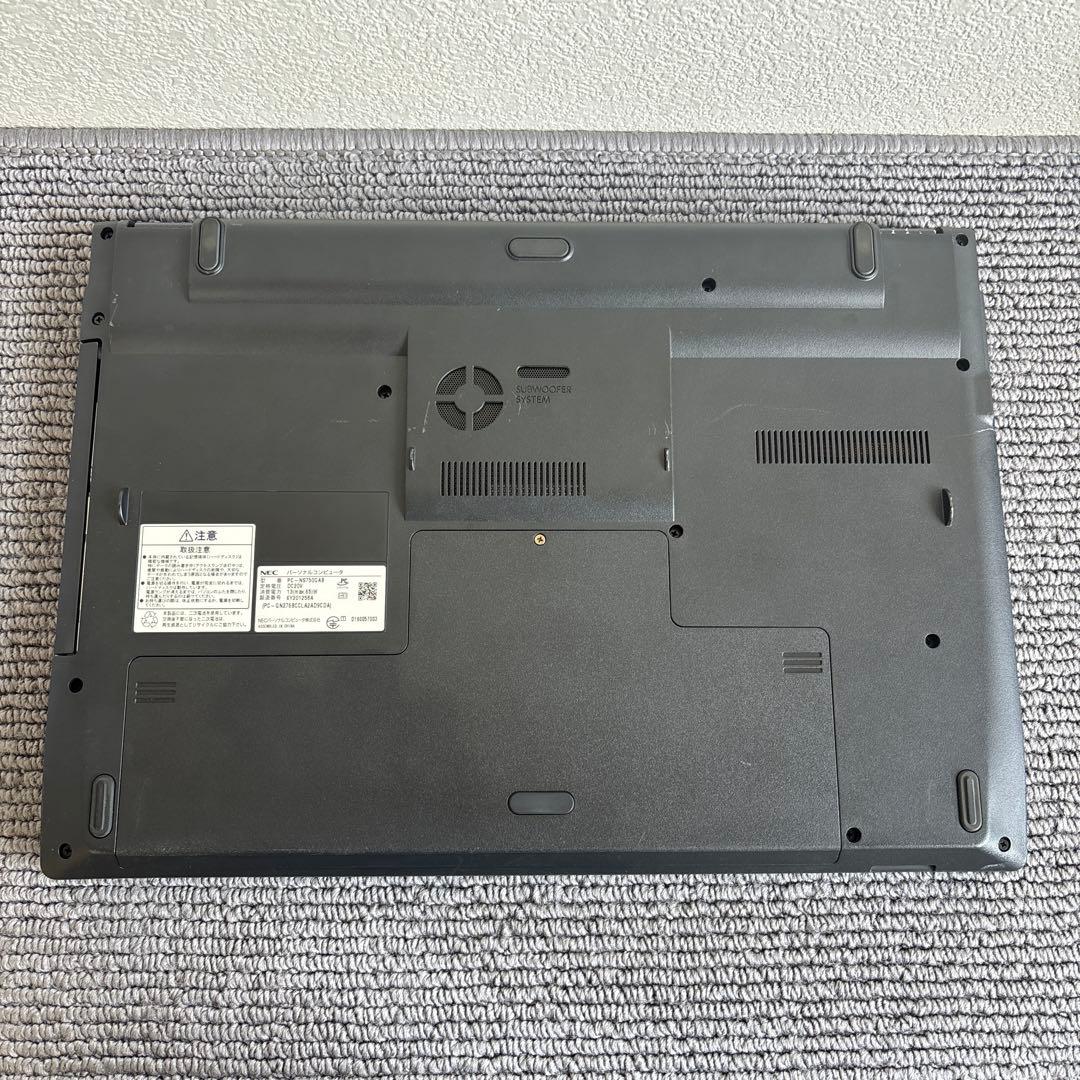 NEC LAVIE NS750/G i7-7500U メモリ4GB タッチパネル