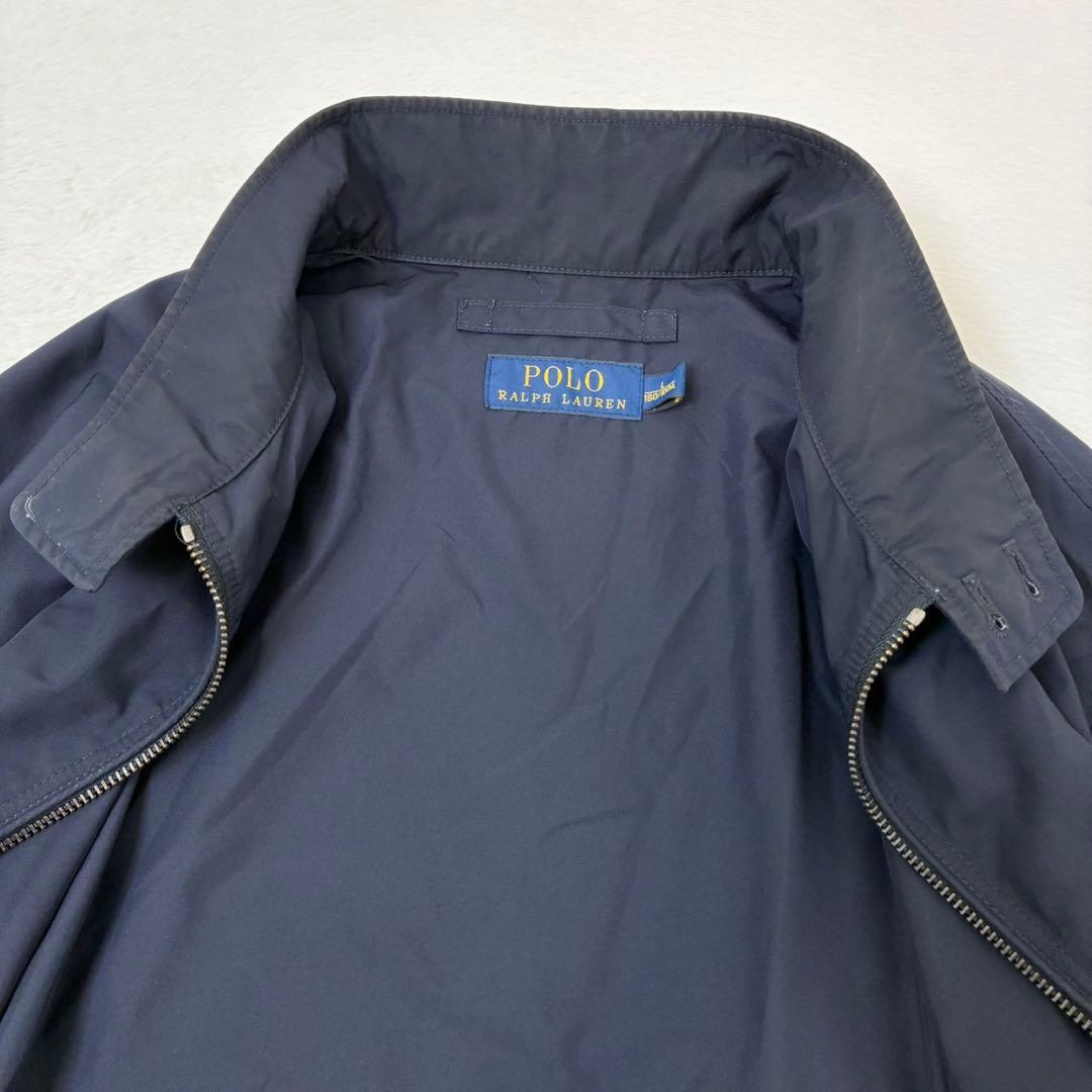 ポロラルフローレン　ナイロンジャケット　ブルゾン　ポニー刺繍　ネイビー　Lサイズ