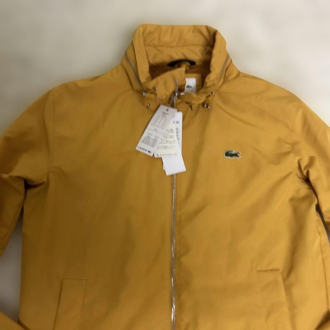 【未使用タグ付き】ラコステ　フード内蔵　スタンドカラー　ジップアップジャケット