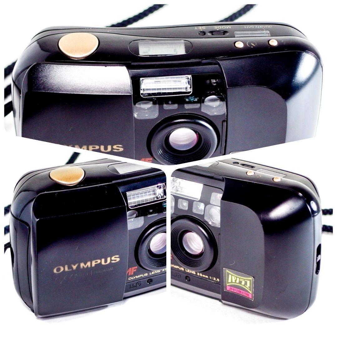 完動美品 オリンパス Olympus ミュー μ 初代 ブラック35mmf3.5