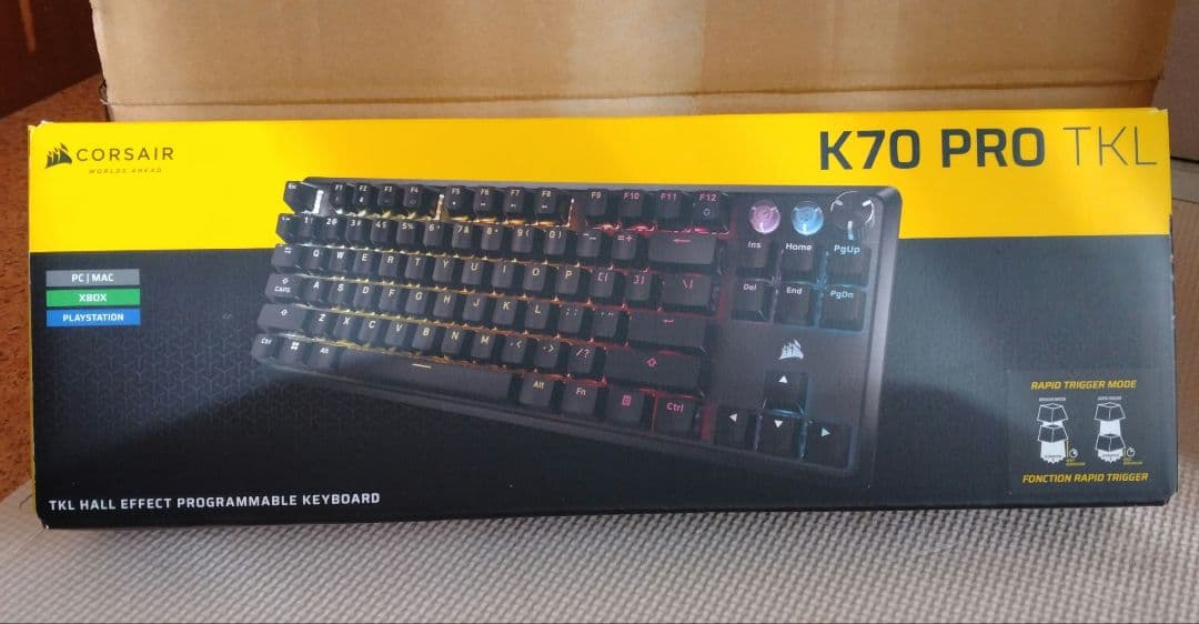 新品未使用 CORSAIR K70 PRO TKL RGB
