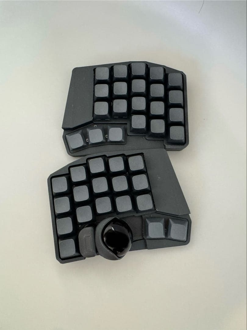 かび　keyball39 左手トラックボール　34mm