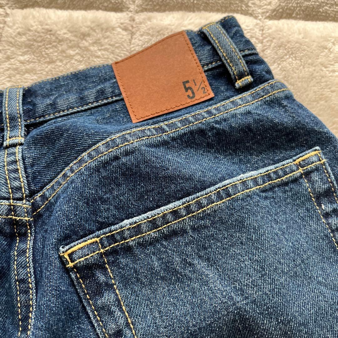 Spick&Span 51/2ファイブアンドハーフバギーデニム 26