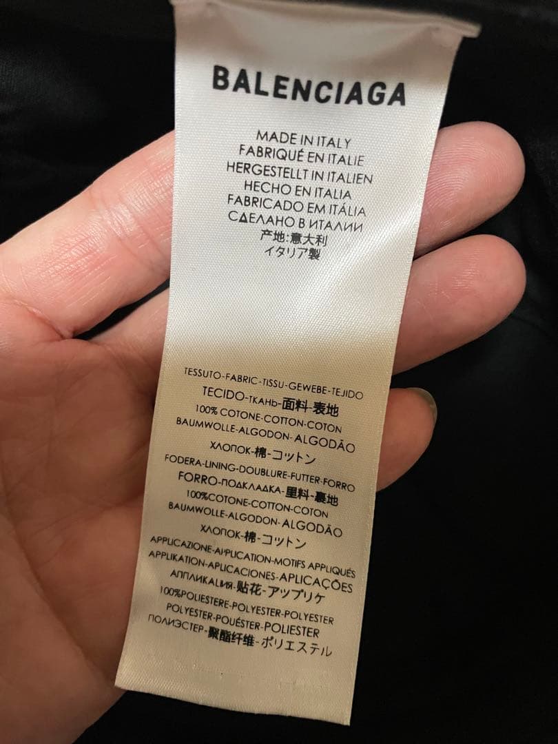 ☆美品BALENCIAGA　バイザーロゴ　キャップ　L59　マジックテープ　黒