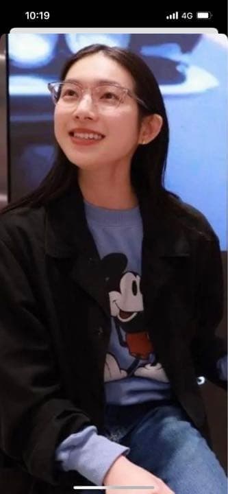 70 Disney ミッキー 白足スウェット M　レア　在原みゆ紀着用