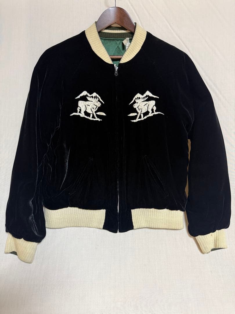 JOHNBULL スカジャン 黒