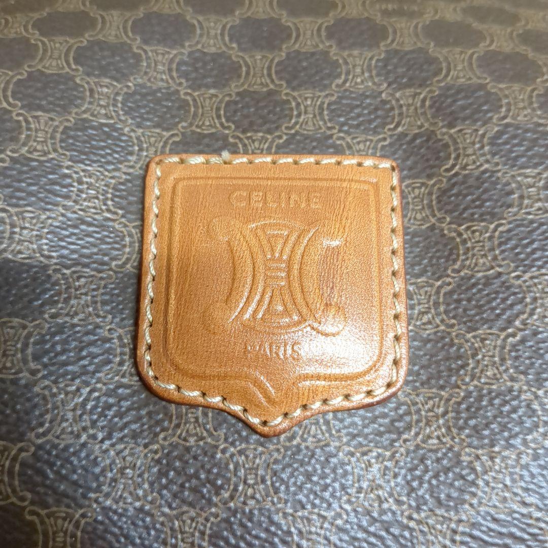 CELINE セリーヌ マカダム柄 ボストンバッグ M14 鍵付き