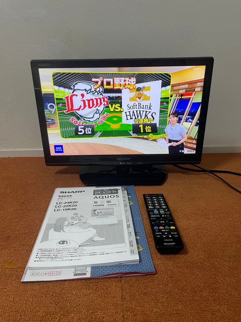 そよそよ  SHARP 19V型 液晶テレビ AQUOS