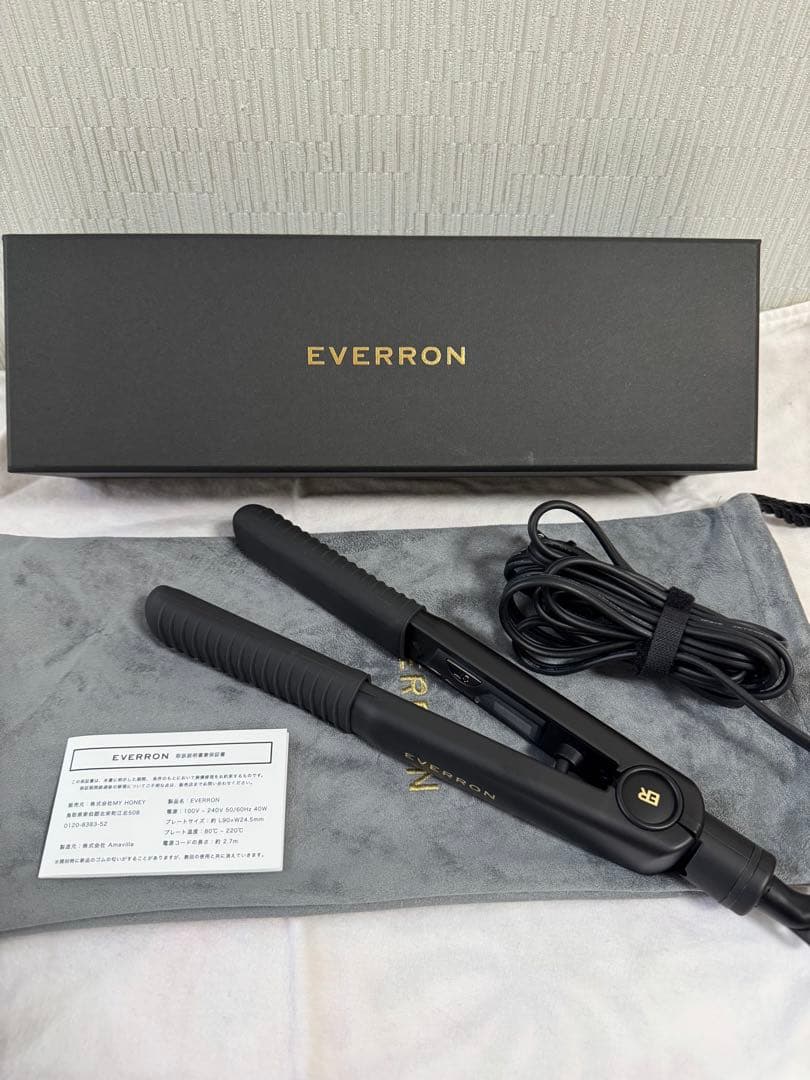EVERRON ヘアアイロン　エヴァロン