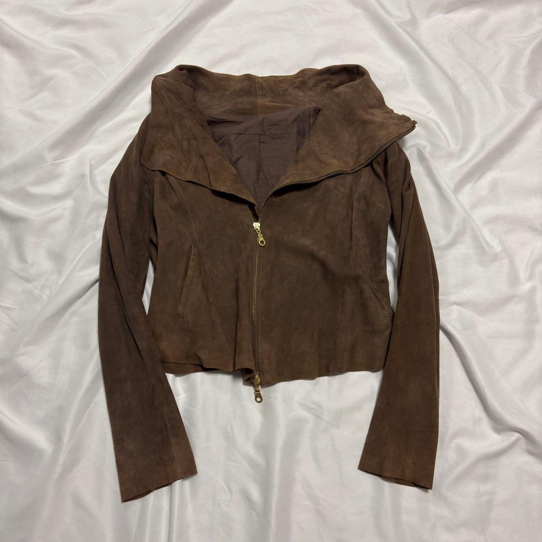 00s vintage 変形レザージャケット　Rick Owens