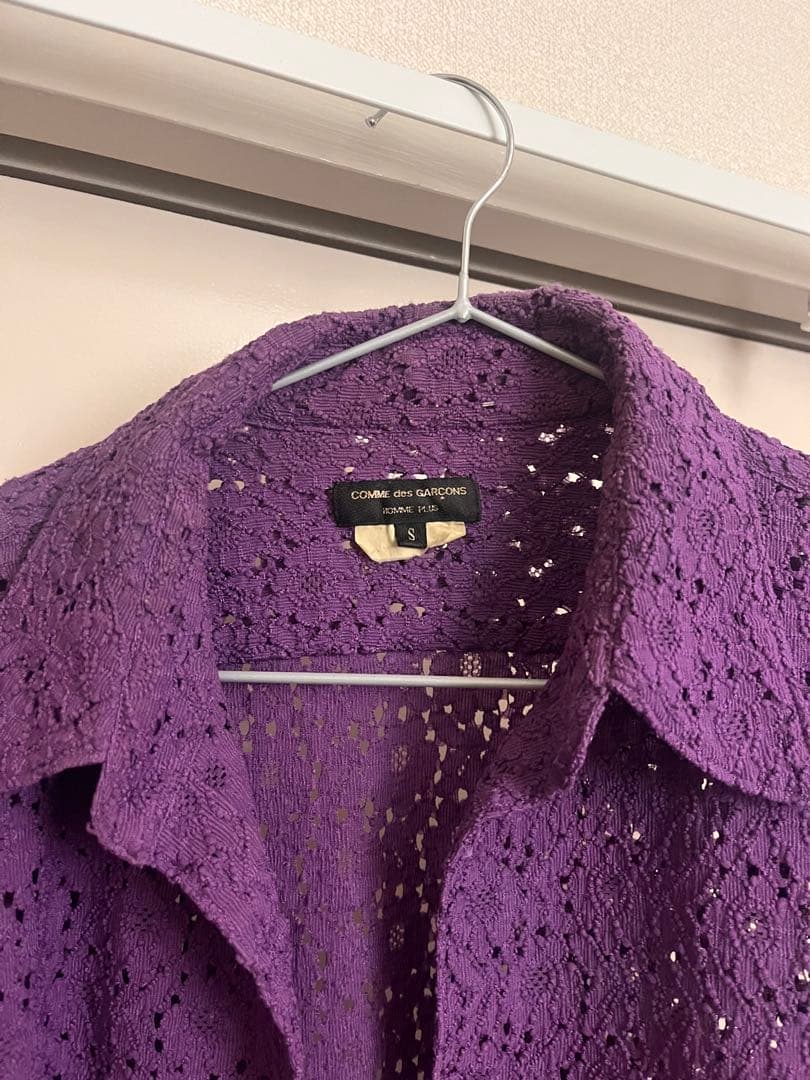 COMME des GARÇONS hommeplus フラワーレースシャツ