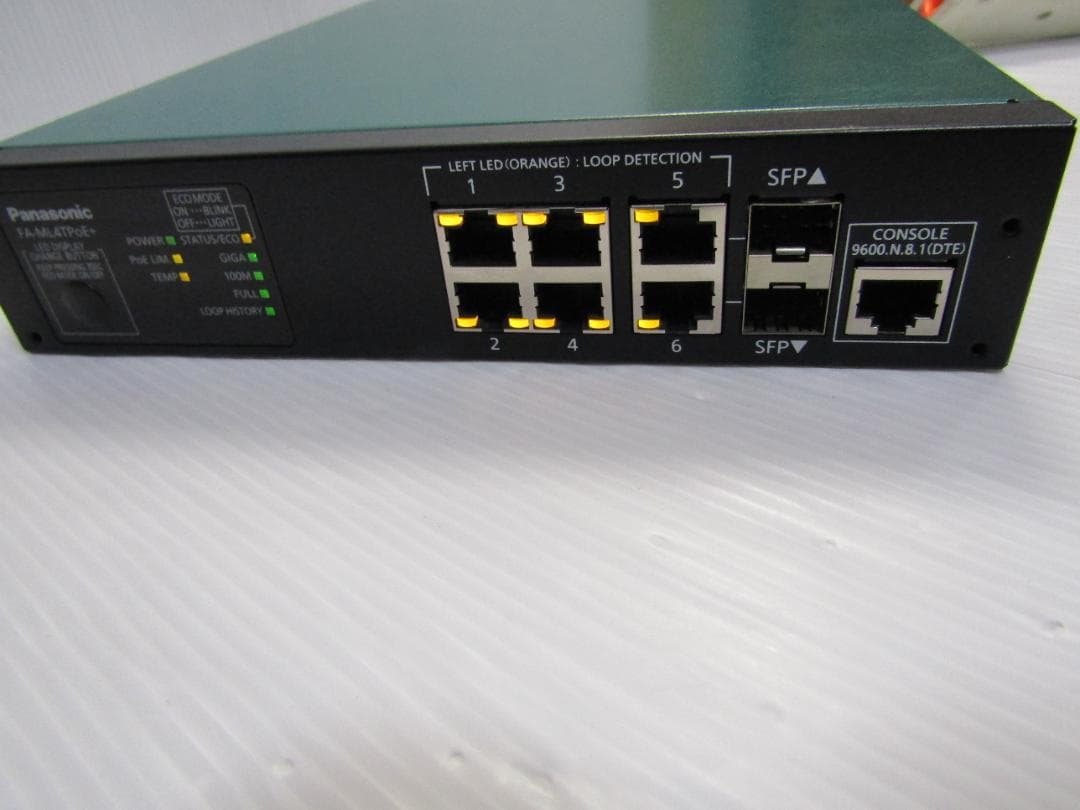 ルーター・ネットワーク機器 A3220 PANASONIC FA-ML4TPoE+(PN230493N)
