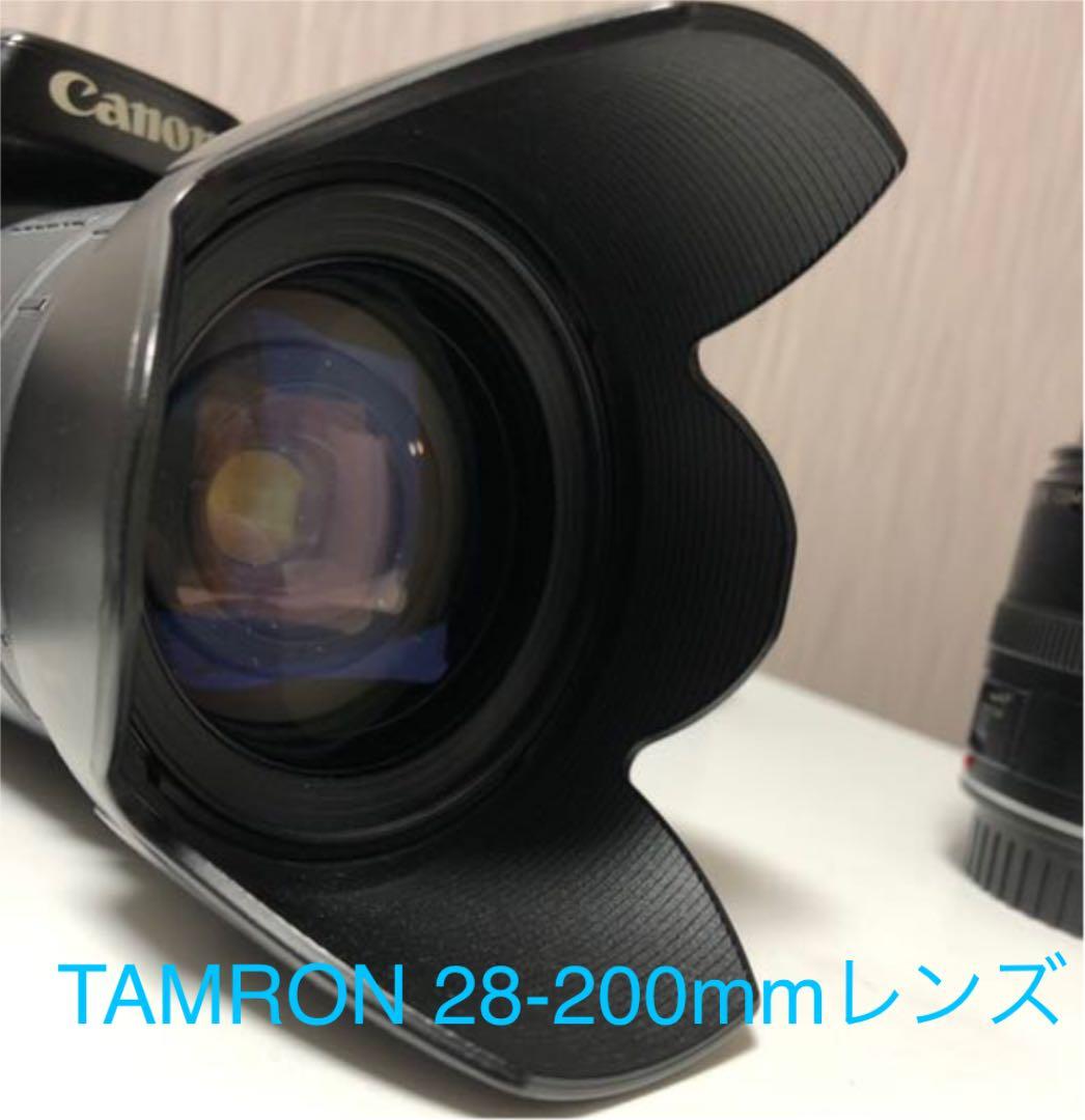 Canon EOS1000QD フィルムカメラ TAMRONレンズ付き