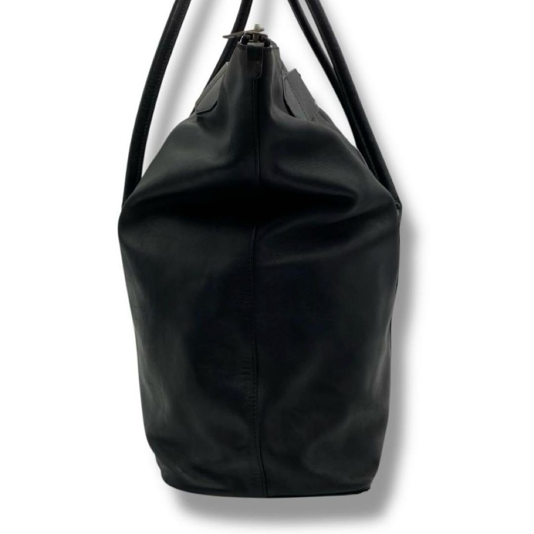 良品 マルジェラ レザー トートバッグ バッグ 大容量 レディース ブラック