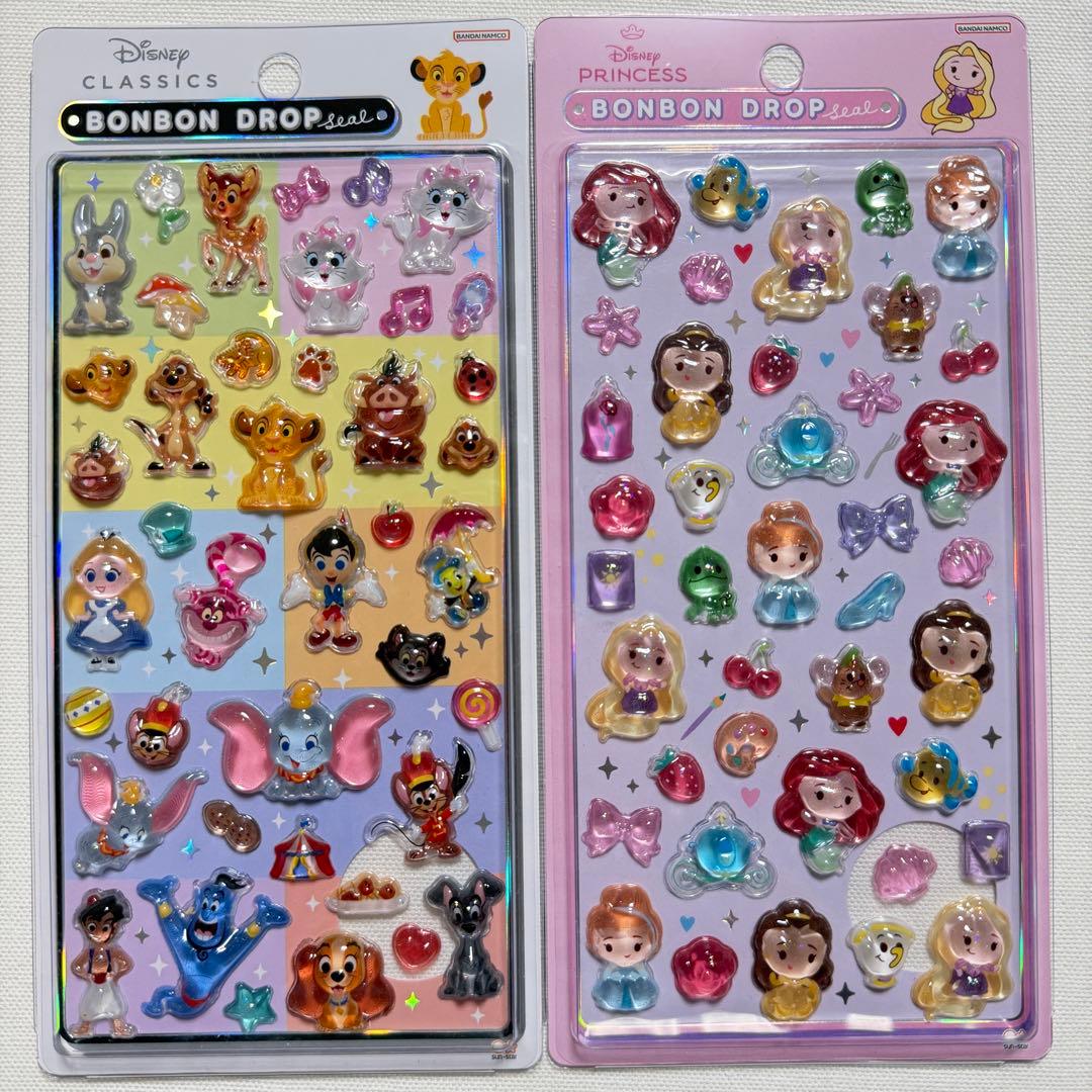 ディズニー ボンボンドロップシール 第二弾コンプリート　モンチッチ