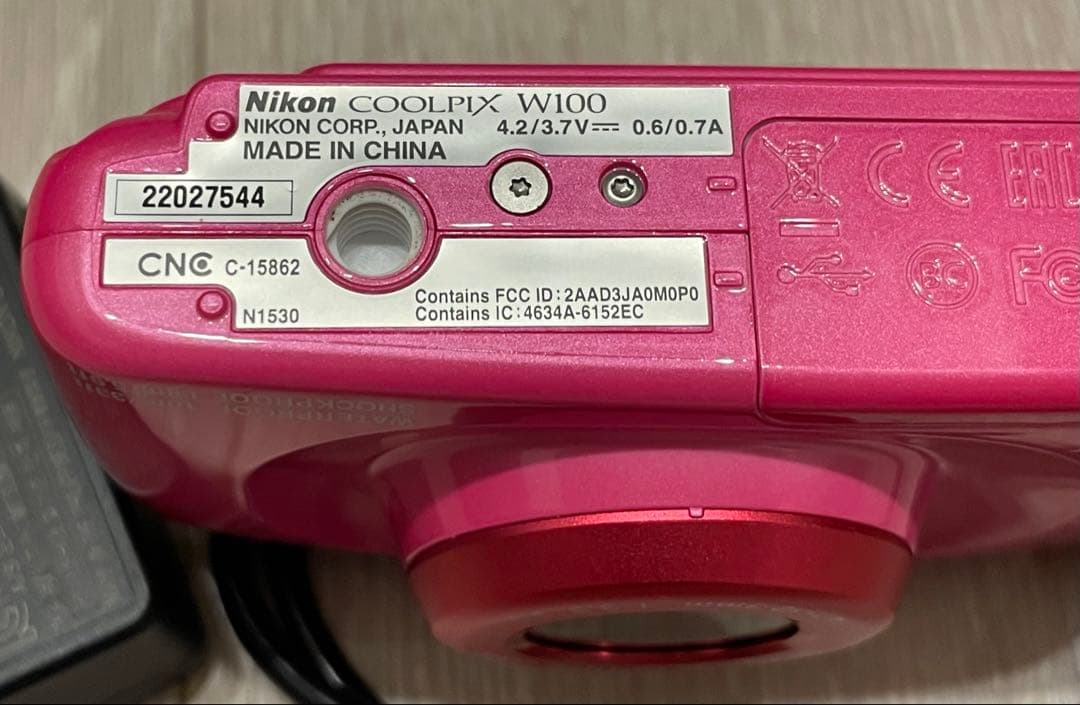 Nikon COOLPIX W100 ピンク 防水カメラ