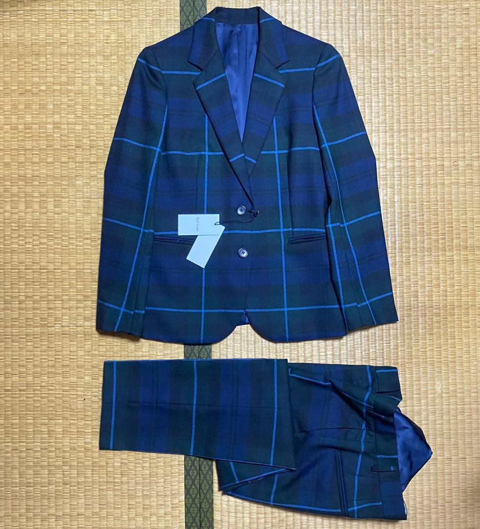 ルックモデル　チェック　スーツ　セットアップ　ポールスミス　Paul Smith