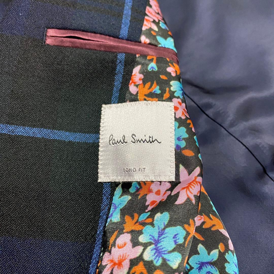 ルックモデル　チェック　スーツ　セットアップ　ポールスミス　Paul Smith