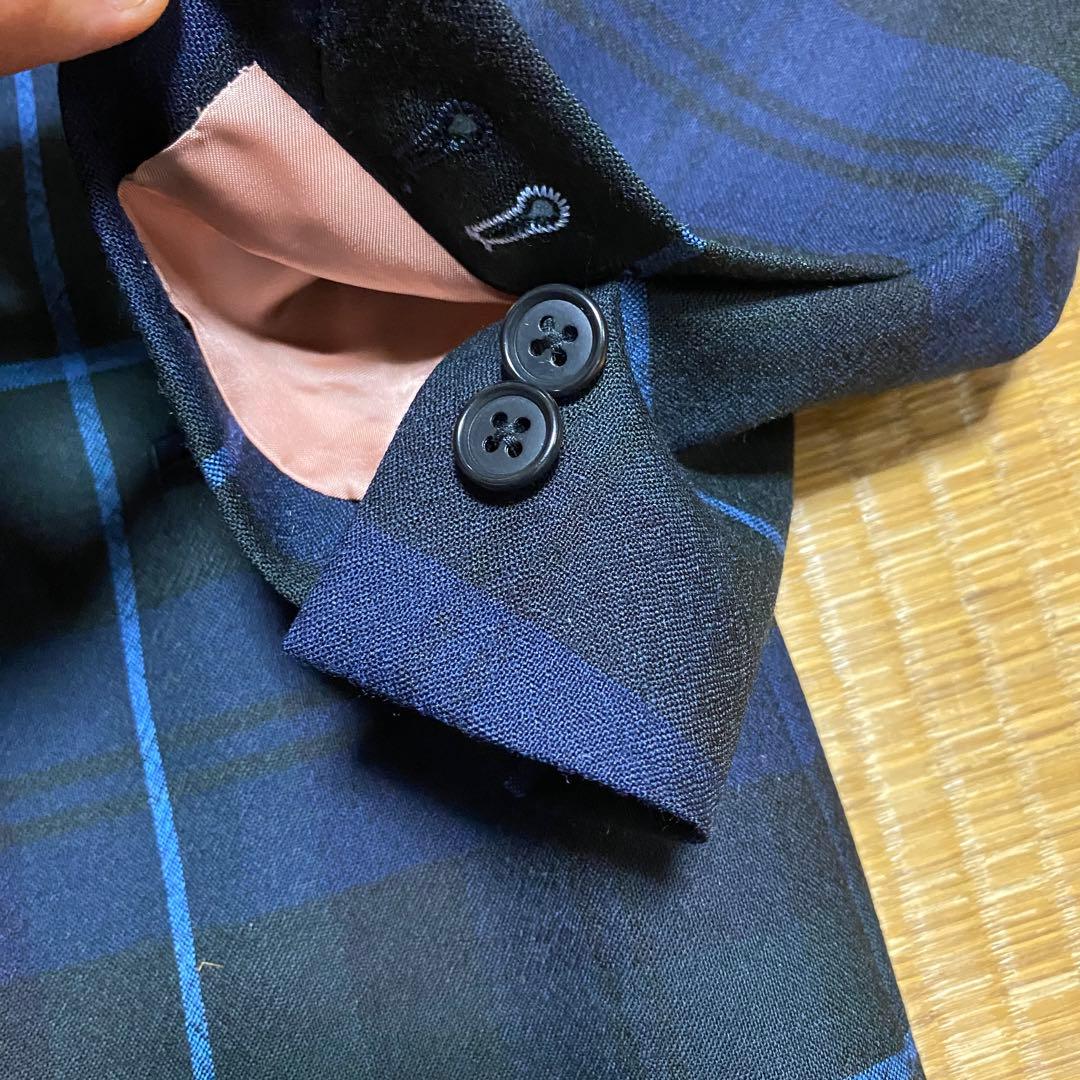 ルックモデル　チェック　スーツ　セットアップ　ポールスミス　Paul Smith