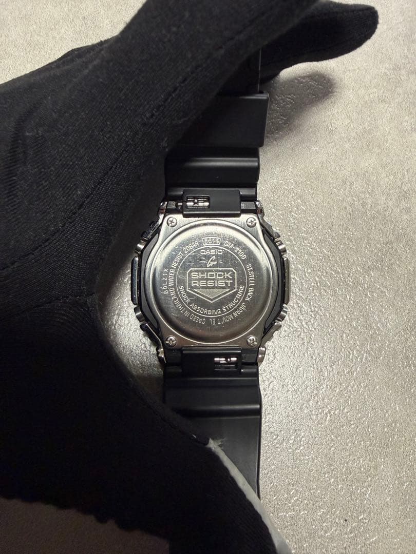 G-SHOCK GM-2100時計 ブラック、メタル