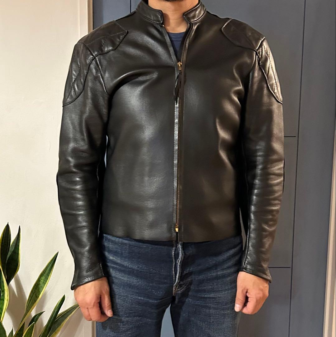 ラングリッツレザー　レーシングK9 カスタム　 ライダース　ゴートレザー