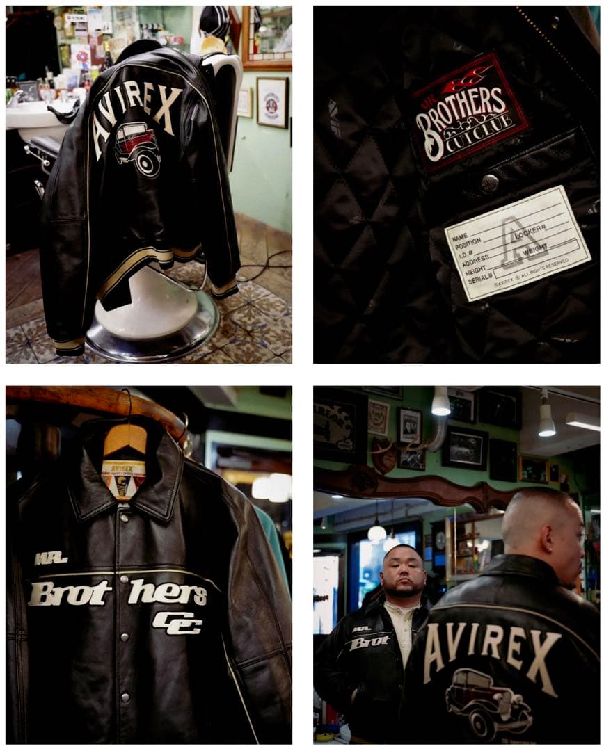 AVIREX レザージャケット Mr. Brothers Cut Club