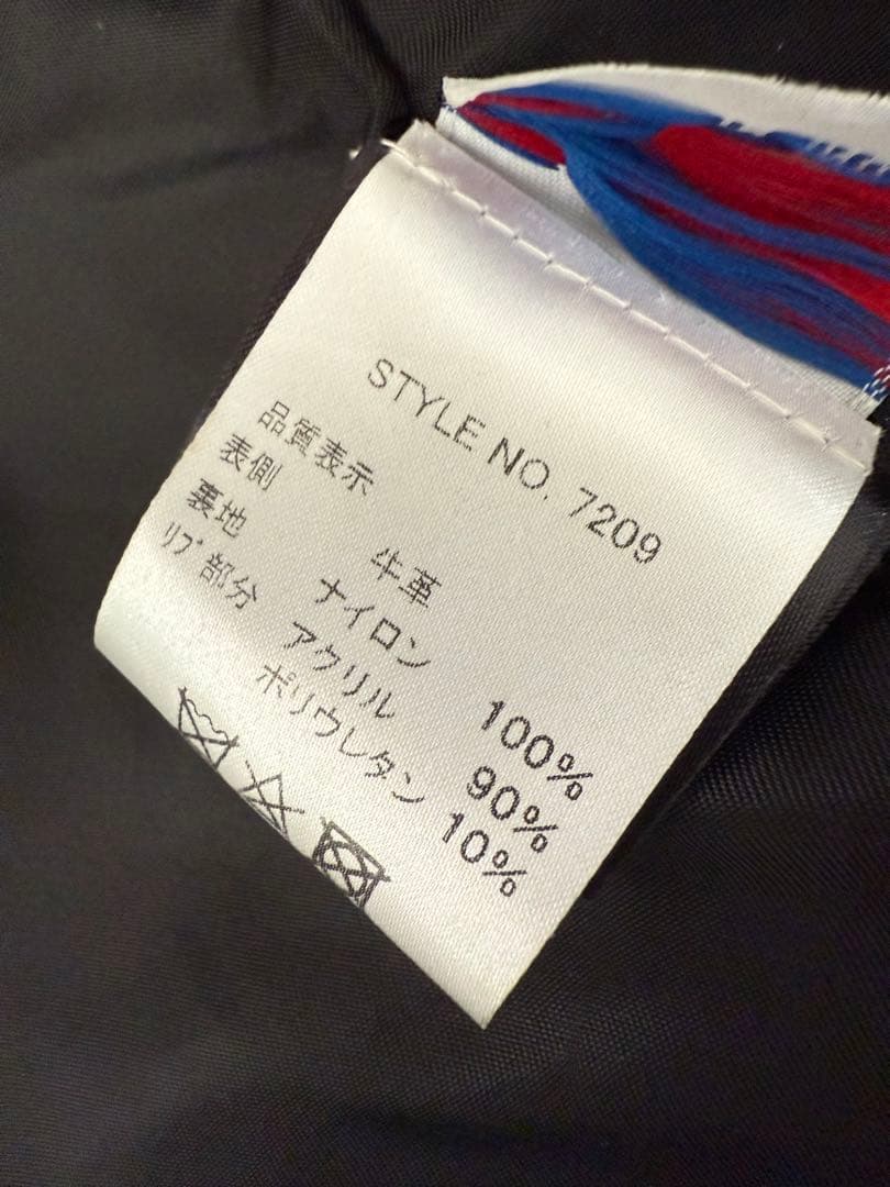 ショット　革ジャン　牛革　美品　42