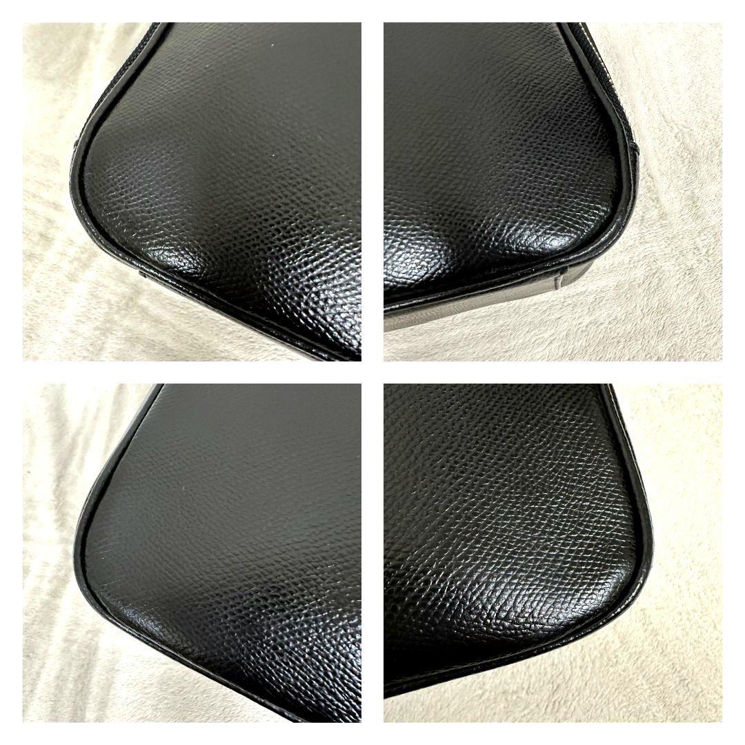 【極美品】COACH コーチ ビジネスバッグ 本革 レザー 2way ブラック