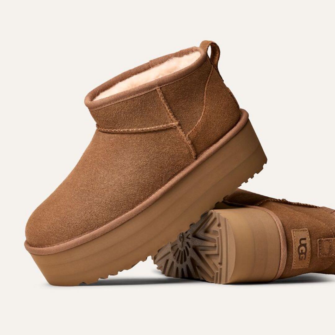 靴 UGG Classic Ultra Mini Platform chestnut