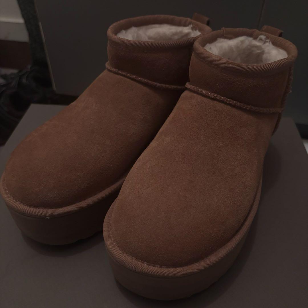 靴 UGG Classic Ultra Mini Platform chestnut