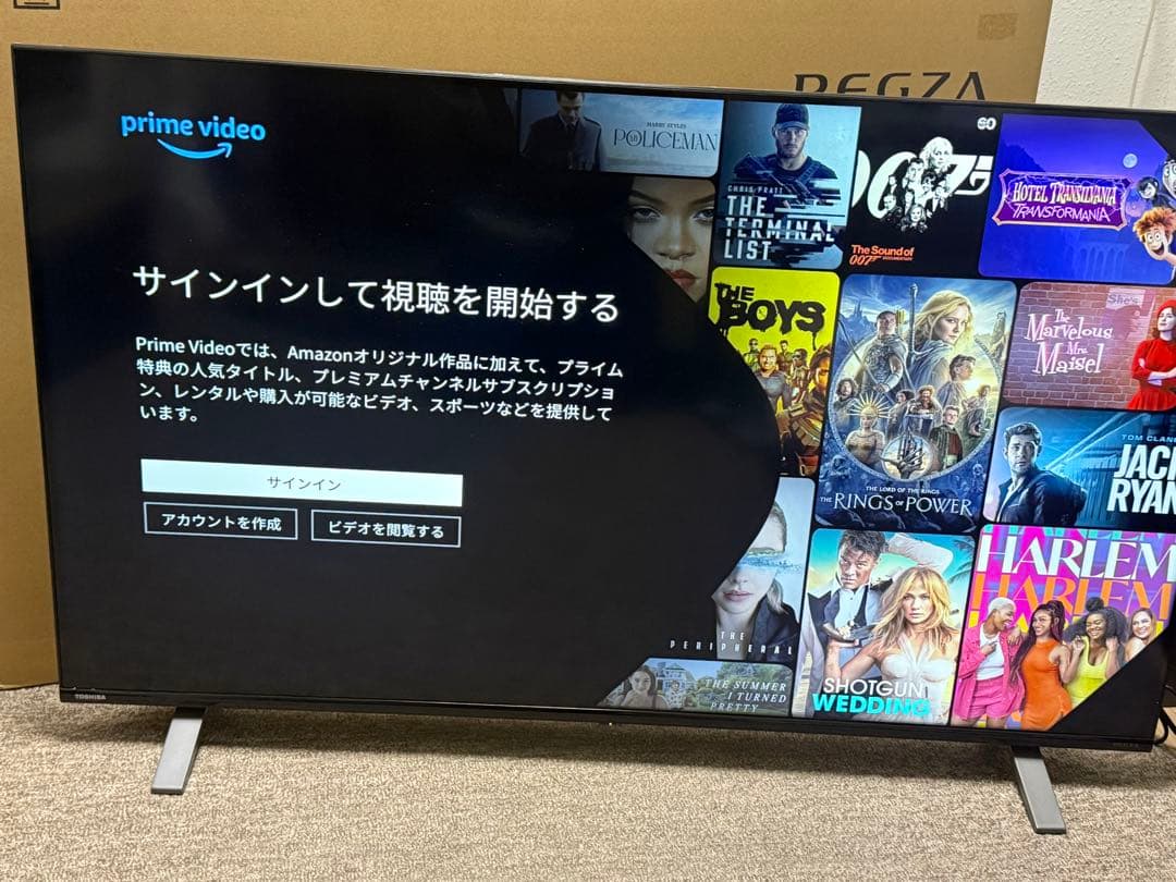 東芝 REGZA 4K対応50インチ液晶テレビ 50C350X 中古品