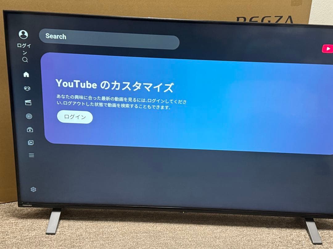 東芝 REGZA 4K対応50インチ液晶テレビ 50C350X 中古品