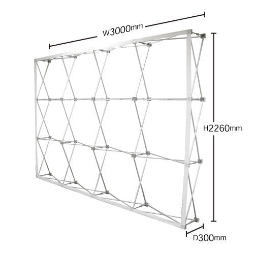大型バックボード用　イージーシステムパネル　販促用品　展示会　インタビューボード