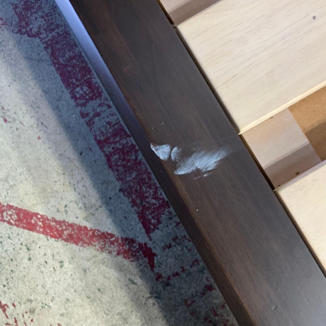 G048\" 現状品 KINGSDOWN ダブルサイズ ベッドフレーム マットレス