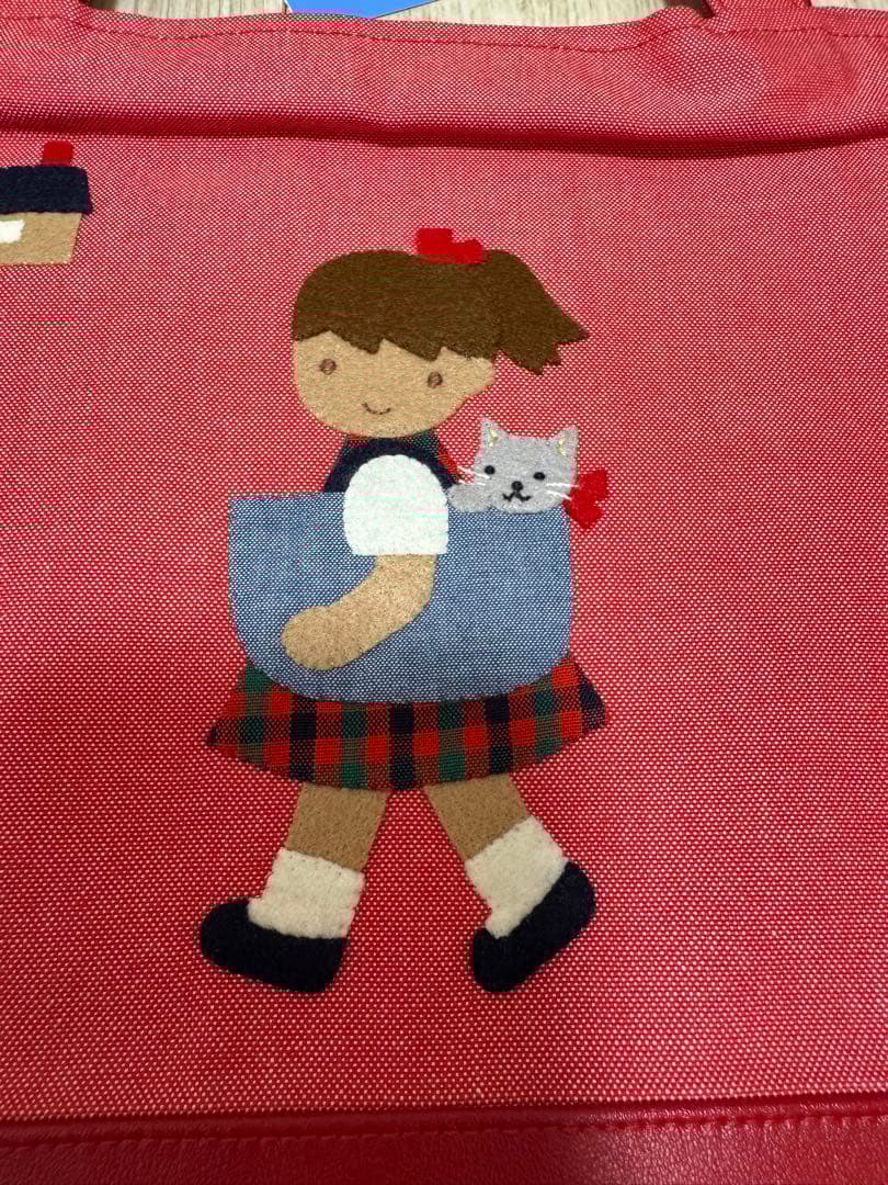 新品未使用タグ付き　ファミリア　デニムバッグ　ブック入れ