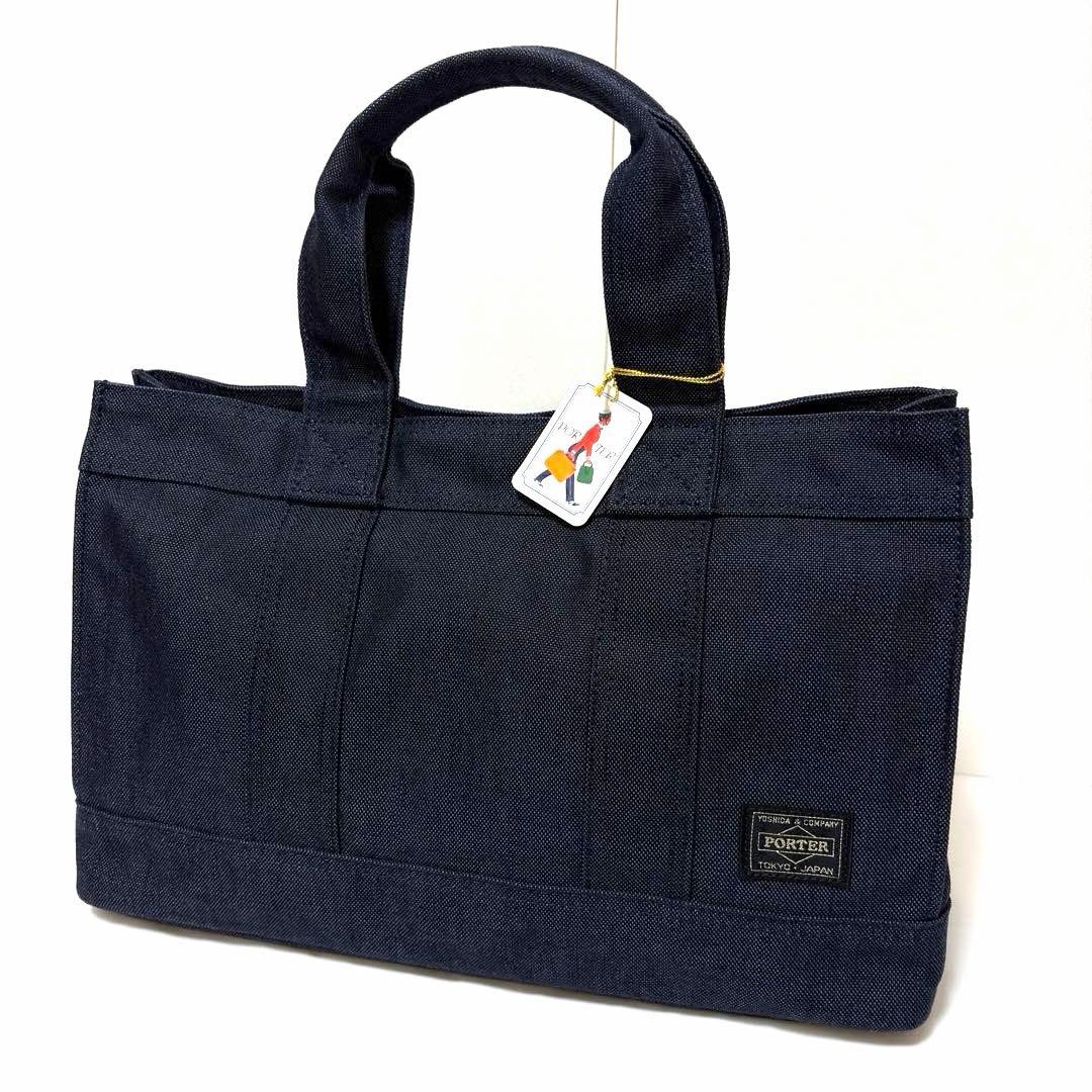 現行タグ✨新品同様 ポーター スモーキー トートバッグS ネイビー 吉田カバン