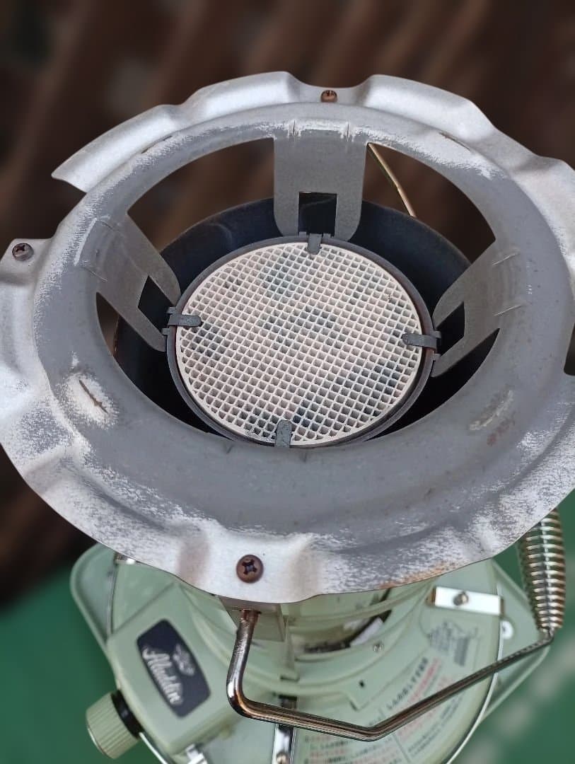 アラジンメンテナンス済。純正芯交換済。取り扱い説明書。グリーン