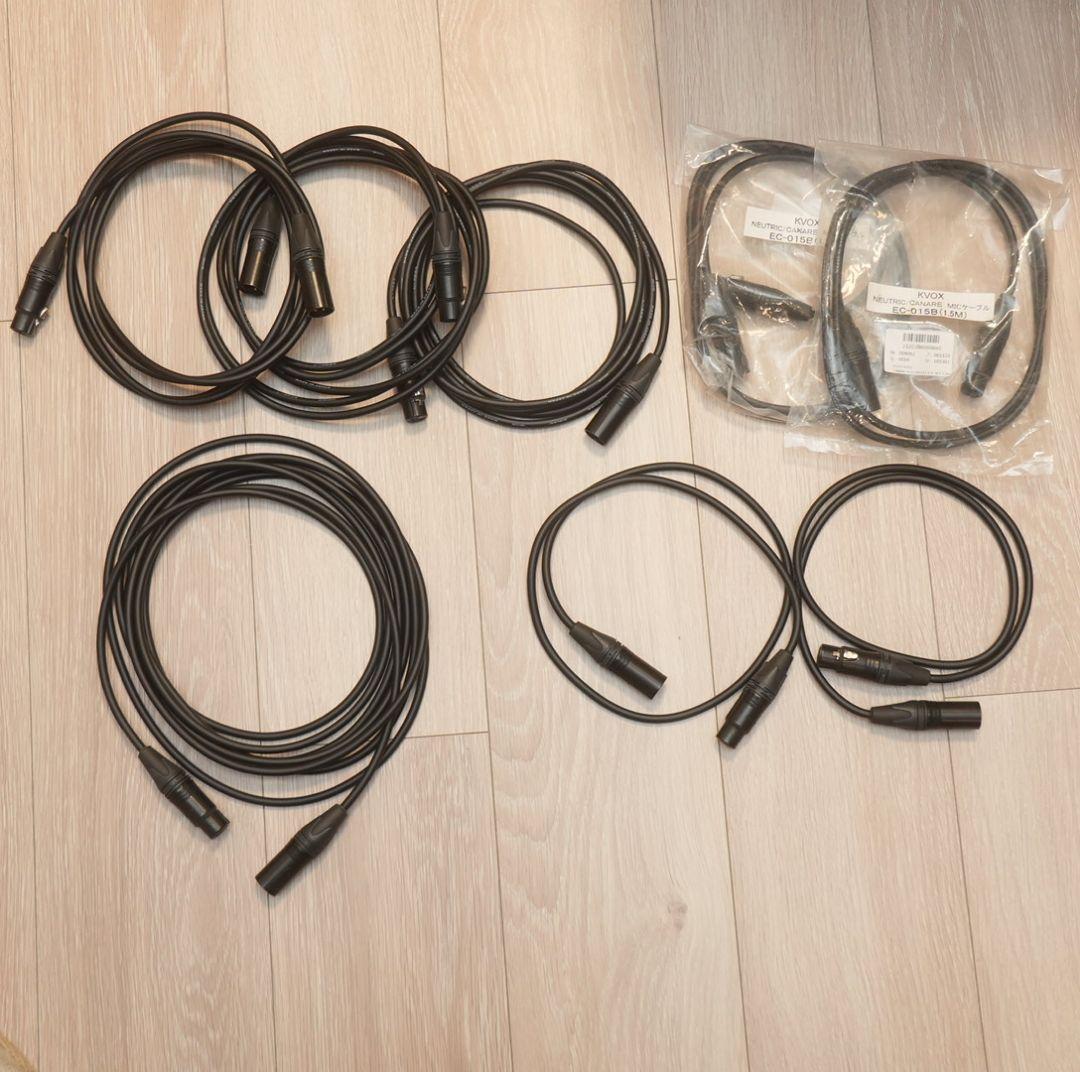 ケーブル CANARE L-4E6S 8本セット NEUTRIK XLR
