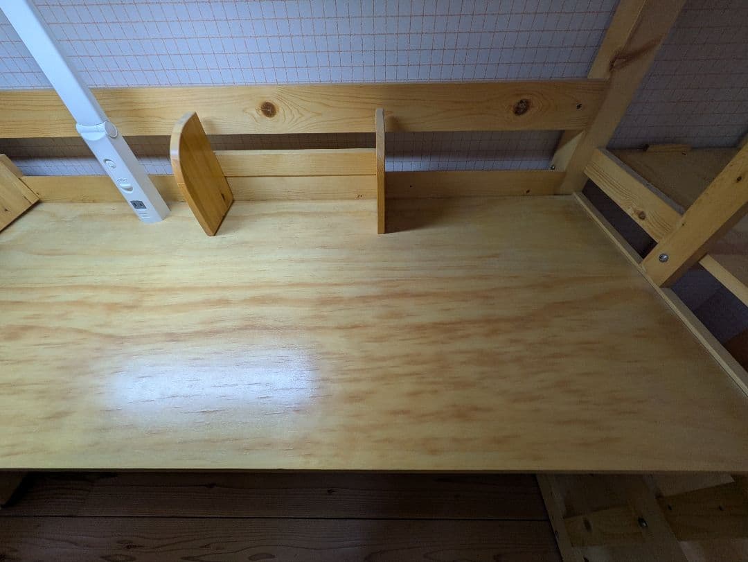 木製ロフトベッド デスク付き（引き取り限定）