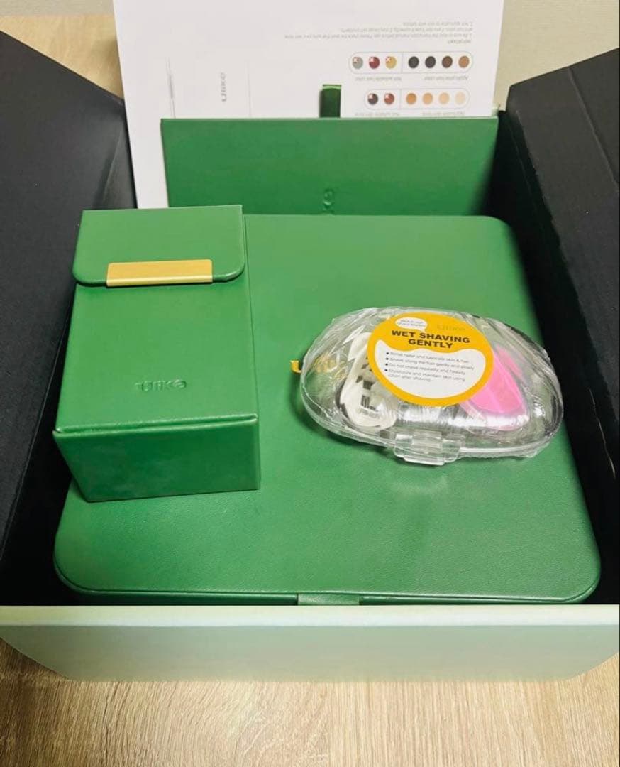 Ulike 脱毛器 グリーン サングラス付き