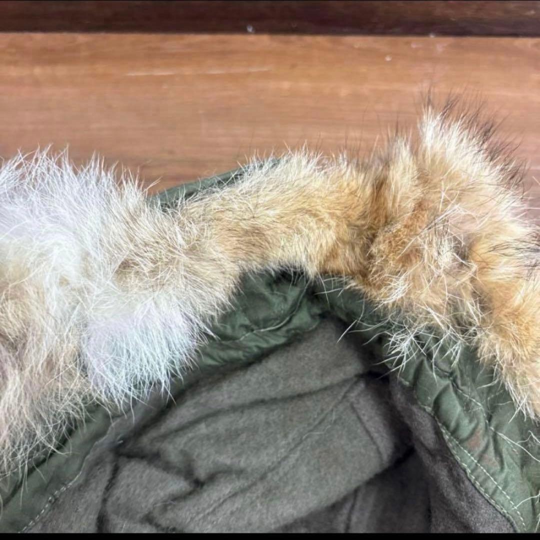 50s 米軍実物　M51フード　M1951 PARKA コヨーテファ ③送料無料