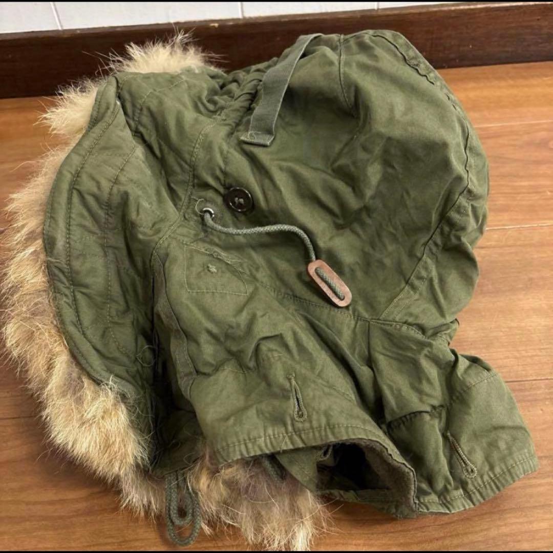50s 米軍実物　M51フード　M1951 PARKA コヨーテファ ③送料無料