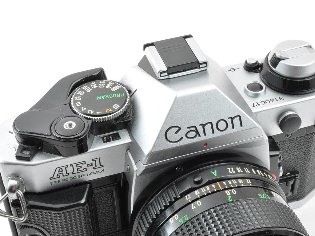 キヤノン AE-1 PROGRAM シルバー NFD 50mm f1.4《動認》