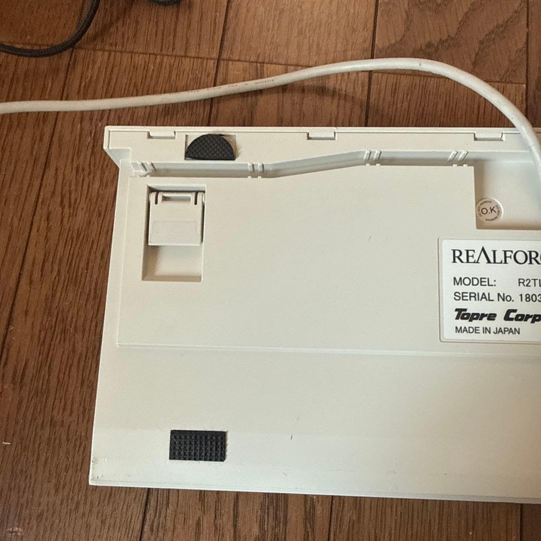 東プレ 静電容量無接点 有線キーボード R2TLSA-JP3-IV